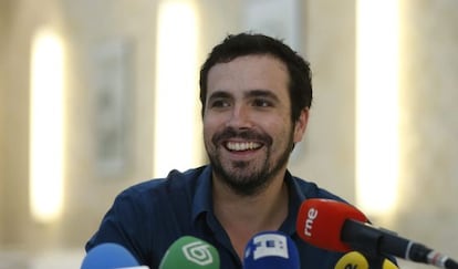 El IU a la Presidencia del Gobierno, Alberto Garz&oacute;n.