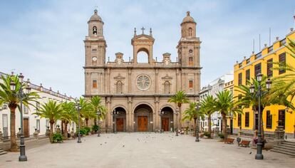 La catedral de Santa Ana, en el barrio de Vegueta de Las Palmas.