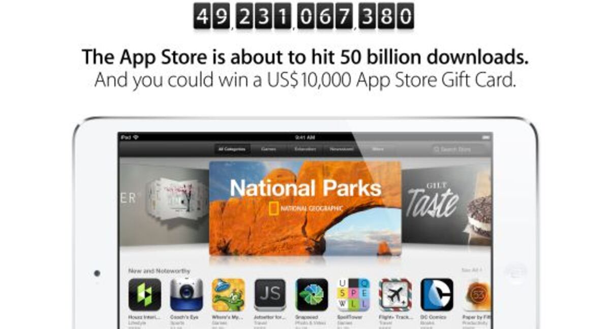 Apple se prepara para los 50.000 millones de descargas | Tecnología ...