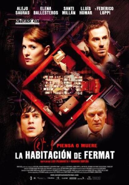 Cartel de "La habitación de Fermat".