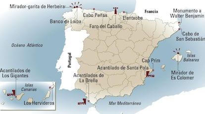 Los mejores acantilados de España.