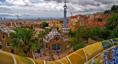 El Parque Güell de Barcelona, el lugar de España más fotografiado en Instagram.