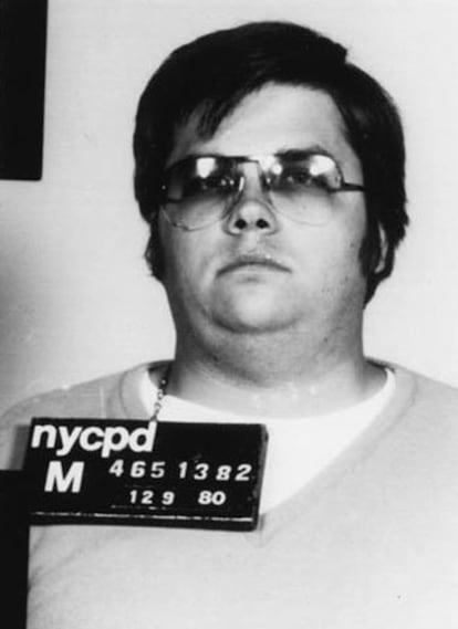El asesino de John Lennon, Mark David Chapman, en su entrada a prisión el 9 de diciembre de 1980.