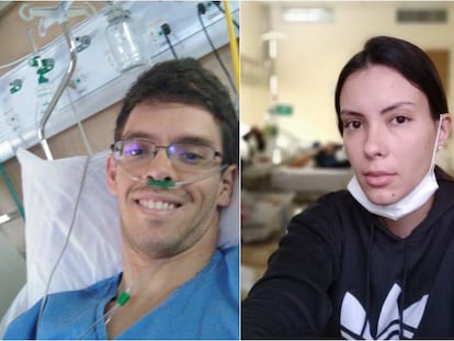 Os primos Rafael e Thaís Teixeira, ambos contaminados pelo coronavírus no Ceará.