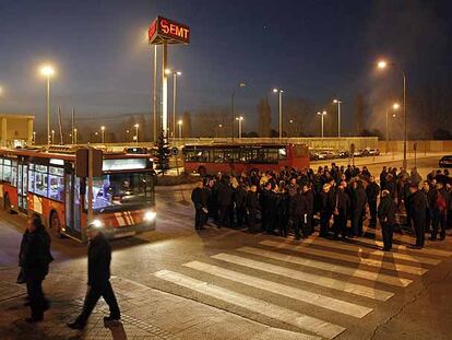 Huelga de autobuses