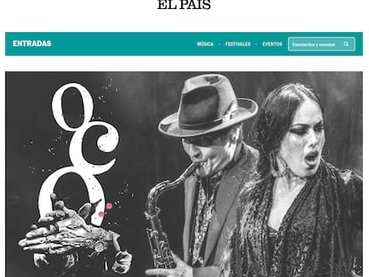 EL PAÍS lanza un portal para la venta de entradas en colaboración con See Tickets