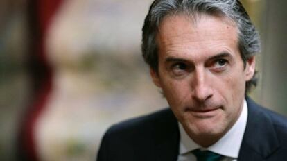 Íñigo de la Serna, ministro de Fomento, este miércoles en el Congreso.