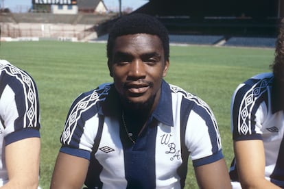 Laurie Cunningham, en 1978, cuando era la estrella del West Bromwich Albion.