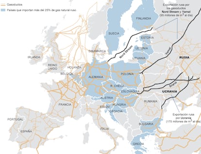 Fuente: Gas Infrastructure Europe, Reuters.