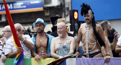 Marcha del Orgullo Gay en las calles de Alicante en 2019.