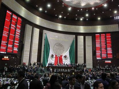 Vista del Congreso mexicano en septiembre pasado.