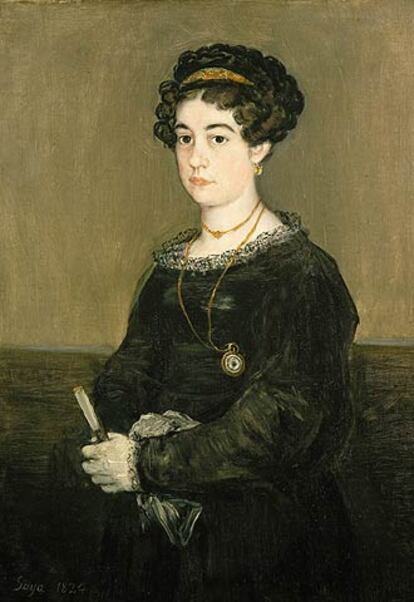 Retrato de <i>Doña María Martínez de Puga</i>, punto de partida de la exposición.