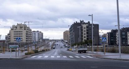 En el desarrollo de El Cañaveral (Madrid), se construyen viviendas para alquilar.  