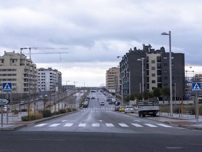 En el desarrollo de El Cañaveral (Madrid), se construyen viviendas para alquilar.  