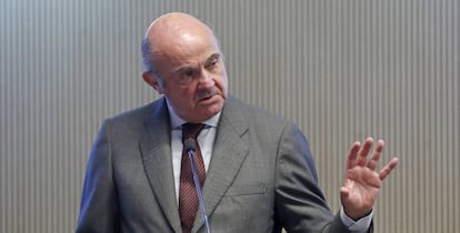 El vicepresidente del Banco Central Europeo (BCE), Luis de Guindos.