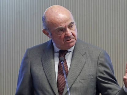 El vicepresidente del Banco Central Europeo (BCE), Luis de Guindos.