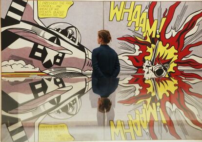 &#039;Whaam!&#039;, pieza de Roy Lichtenstein de 1963, expuesta en la Tate Modern londinense.