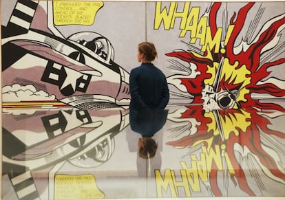 &#039;Whaam!&#039;, pieza de Roy Lichtenstein de 1963, expuesta en la Tate Modern londinense.