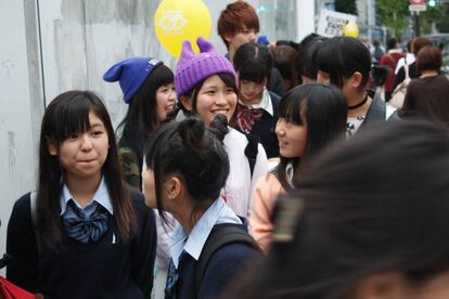 Adolescentes en la calle Takeshita.