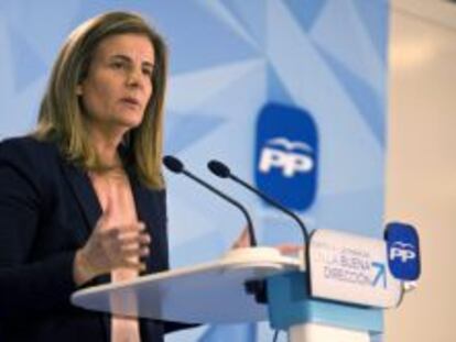 La ministra de Empleo y Seguridad Social, F&aacute;tima B&aacute;&ntilde;ez. EFE/Archivo