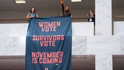 Protesto contra o nomeado de Trump à Suprema Corte, Brett Kavanaugh