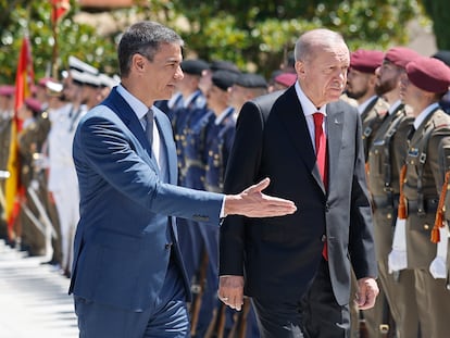 Sánchez y Erdogan, este jueves en La Moncloa.