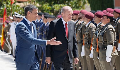 Sánchez y Erdogan, este jueves en La Moncloa.