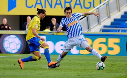 Las Palmas se enfrenta al Real Sociedad en la jornada 32 de la Liga Santander