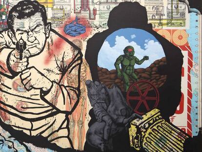 'La historia me quita el sueño (para Rilo Chmielorz)', obra de 1986 de David Wojnarowicz.