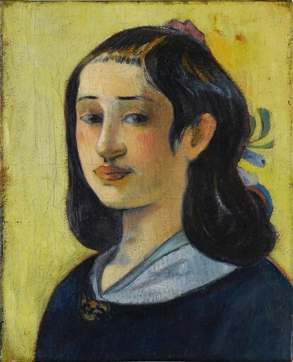 'La madre del artista" (1889), pintado por Aline Marie Chazal Tristán (1825–1867).