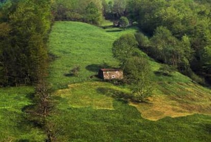 El valle del río Asón, en Cantabria.