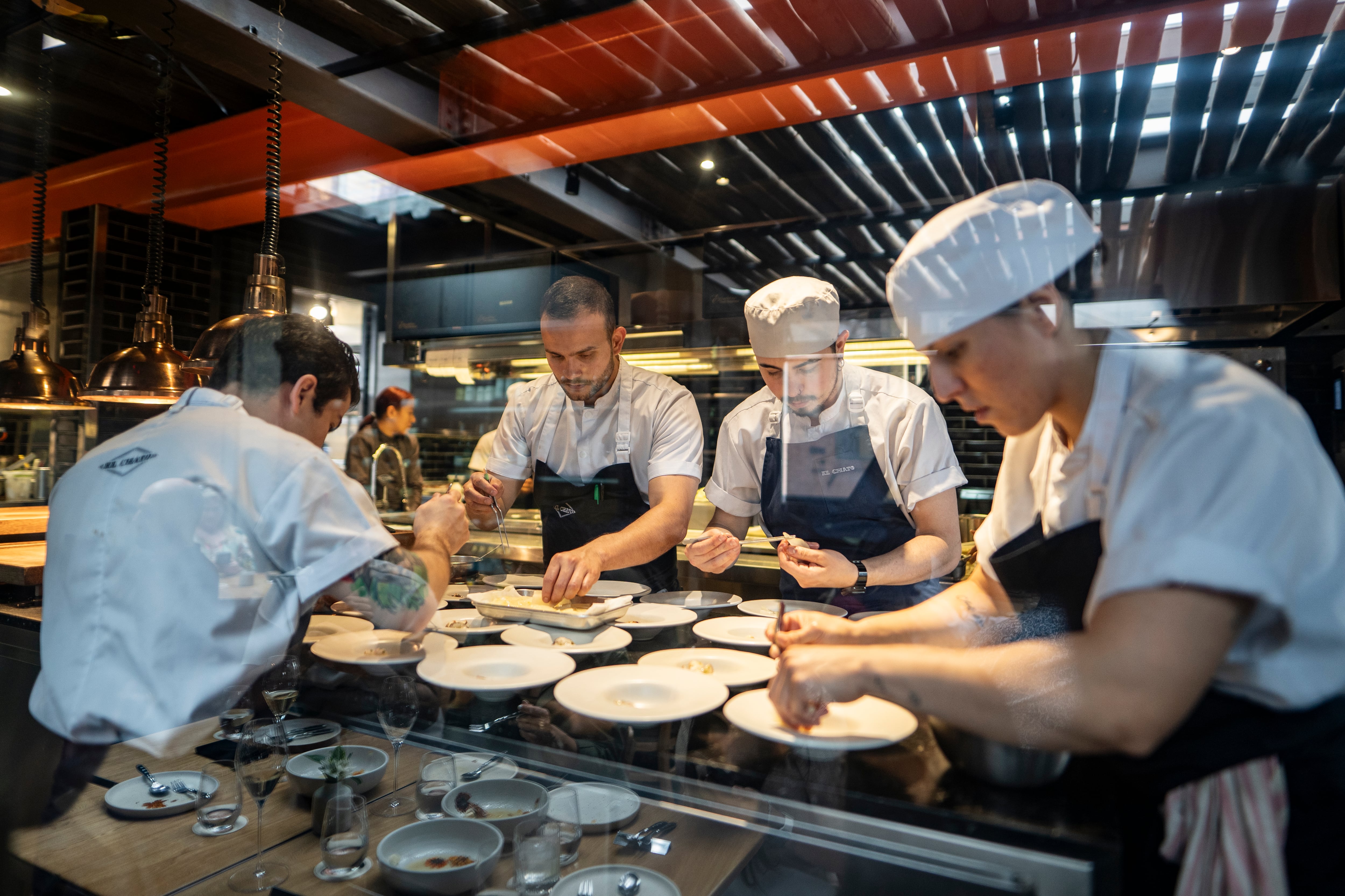 Cocina del restaurante El Chato, en Bogotá, el 30 de Junio del 2023.
