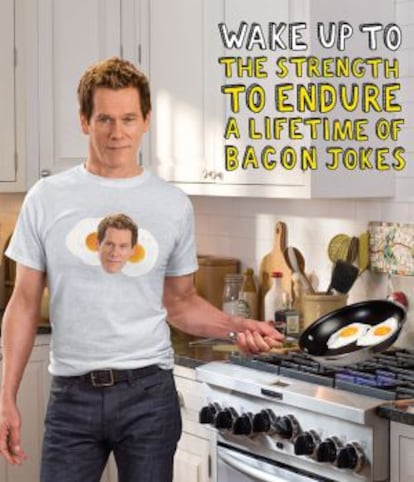 Kevin Bacon, en el cartel de la campaña de IncredibleEggs.