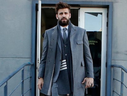 Gerard Piqué in a photo he shared on Instagram.