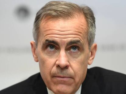 Mark Carney, gobernador saliente del Banco de Inglaterra, el miércoles.