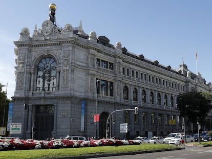 Fachada del Banco de España.