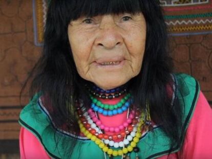 81-year-old healer Olivia Arévalo Lomas.