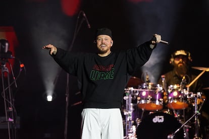6 de septiembre, 2025. Residente se presentó en el zócalo capitalino.