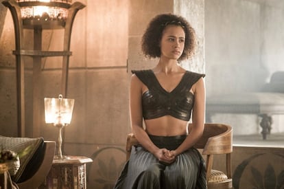 Missandei, en una imagen de la nueva temporada.