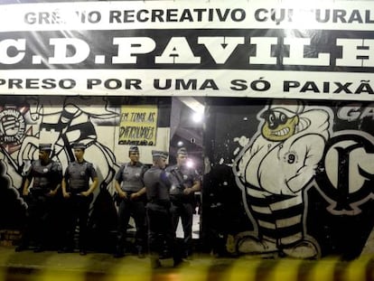 Sede da torcida do Corinthians onde ocorreu a chacina.