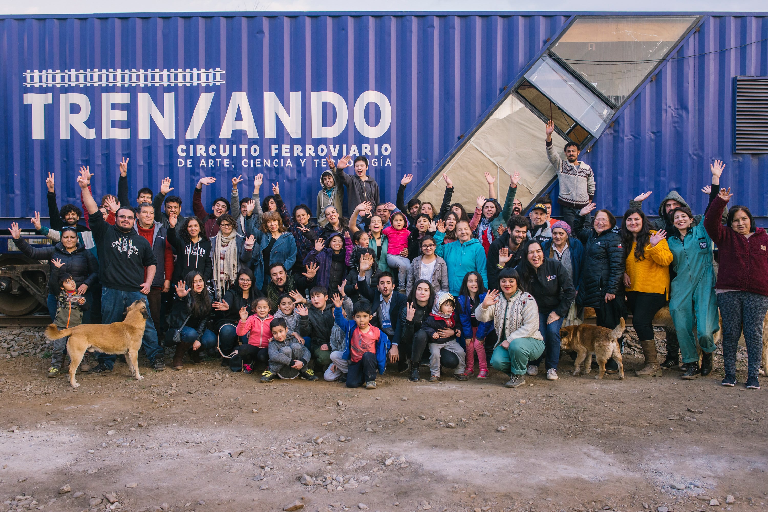 Trenzando: un centro cultural itinerante sobre estaciones de trenes abandonadas