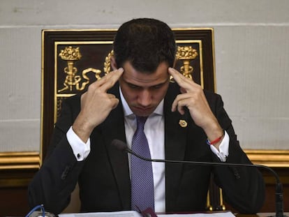 Juan Guaidó, esta semana en la Asamblea Nacional. 