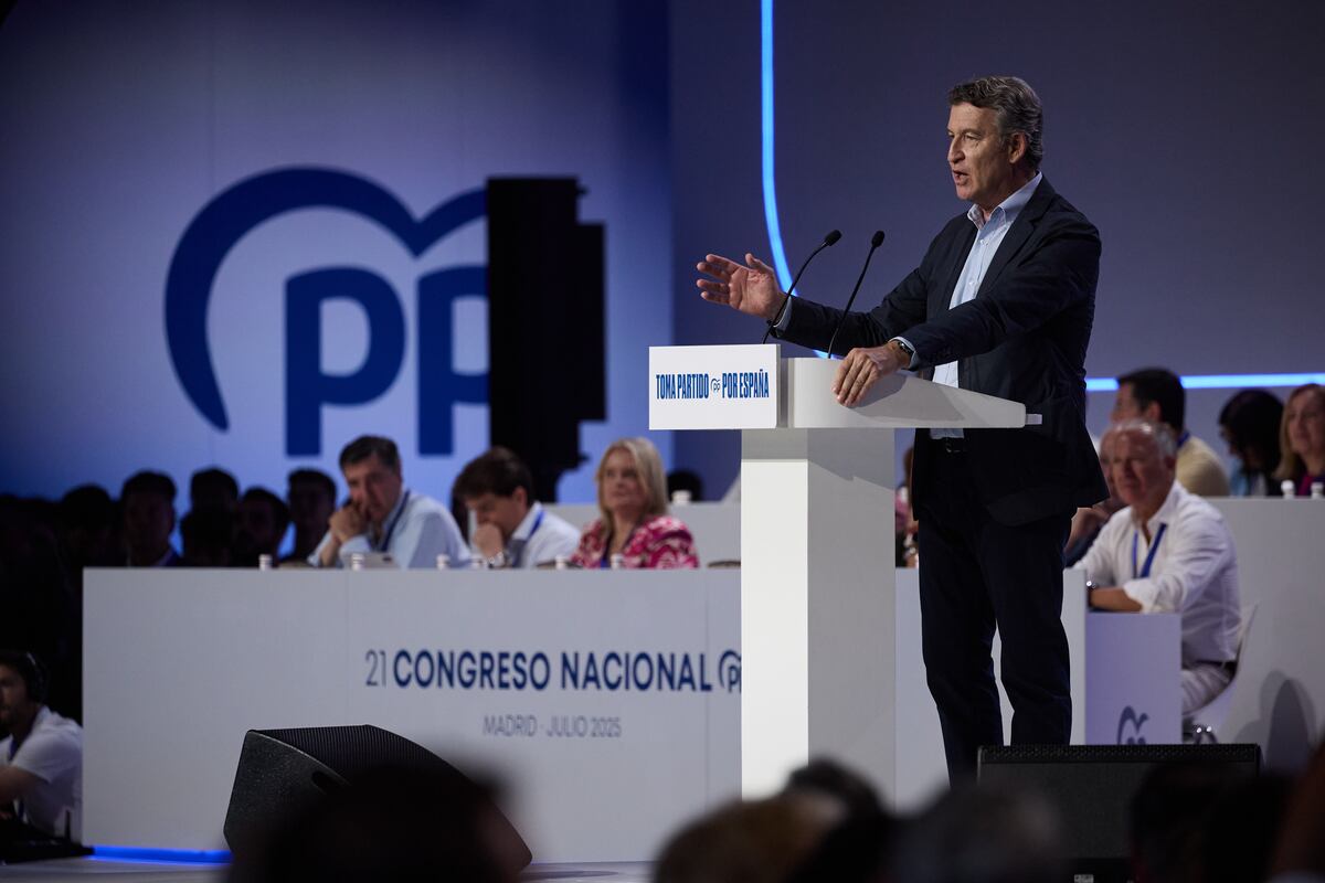 Feijóo en el Congreso Nacional del PP, en cinco titulares | Vídeos | EL ...