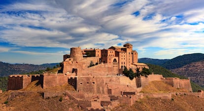 Vista del castillo de Cardona, en la provincia de Barcelona.