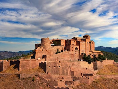 Vista del castillo de Cardona, en la provincia de Barcelona.