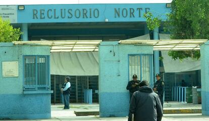 La fachada del Reclusorio Norte, en Ciudad de México. 