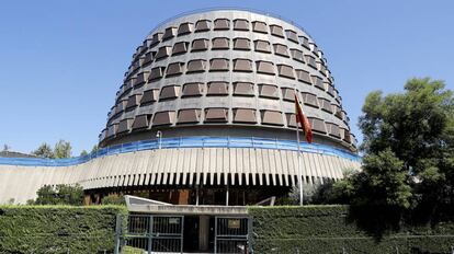 Edificio sede del Tribunal Constitucional, en Madrid.