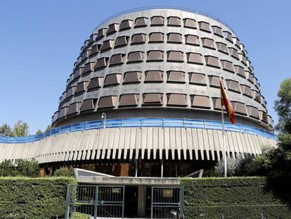 Edificio sede del Tribunal Constitucional, en Madrid.