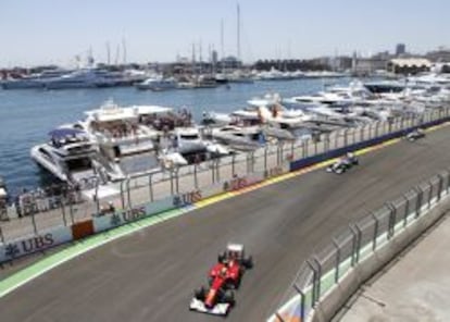 Imagen de la última carrera celebrada en el Circuito Urbano de Valencia, en 2012