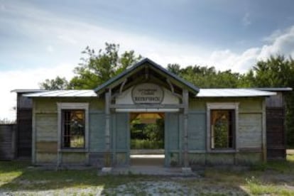 Antigua estación ferroviaria en Bad Tatzmannsdorf (Austria) usada como localización en 'Doctor Zhivago'.